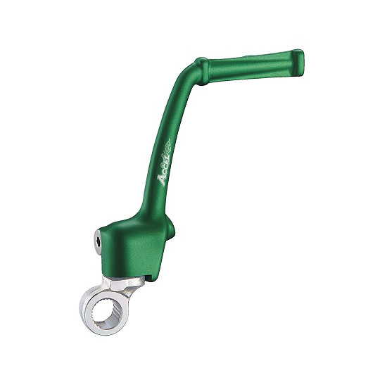ACCEL aluminum kickstand KAWASAKI KX 65 '10-'16, color green