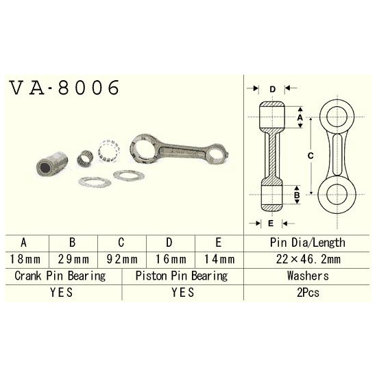 VESRAH connecting Rod...