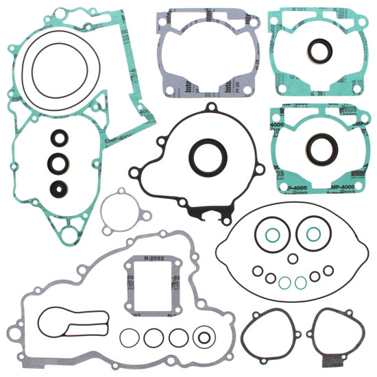 WINDEROSA (VERTEX) gasket set KTM XC 250 08-16, XC-W 250 08-16 (with engine oil seals)