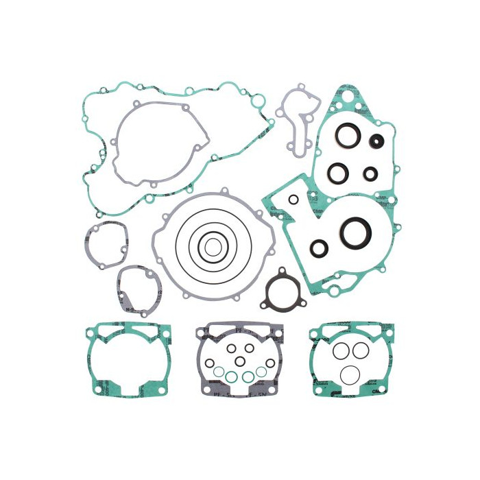 WINDEROSA (VERTEX) engine gasket set with oil seals KTM EXC 250 00-03, MXC 250 00-01, SX 250 00-02, SXS 250 01