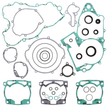 WINDEROSA (VERTEX) engine gasket set with oil seals KTM EXC 250 00-03, MXC 250 00-01, SX 250 00-02, SXS 250 01