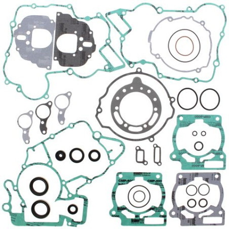 WINDEROSA (VERTEX) gasket set KTM EGS 200 98-99, EXC 200 98-02, MXC 200 98-02, SX 200 00-02 (with engine oil seals)