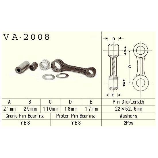 VESRAH Swiss Kiss YAMAHA YFM 350 (YFM350) BANSHEE '87-'06 (VA2008) (MADE IN JAPAN)