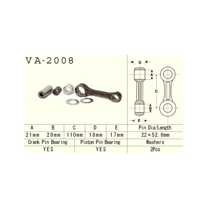 VESRAH Swiss Kiss YAMAHA YFM 350 (YFM350) BANSHEE '87-'06 (VA2008) (MADE IN JAPAN)