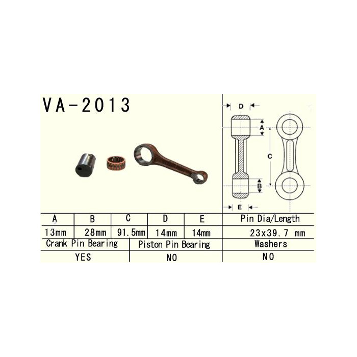 VESRAH connecting rod YAMAHA YFM 80 (YFM80) '85-'08 (VA2013) (MADE IN JAPAN)