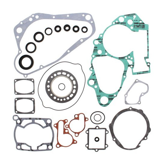 WINDEROSA (VERTEX) engine gasket set with oil seals SUZUKI RMX250 89-94
