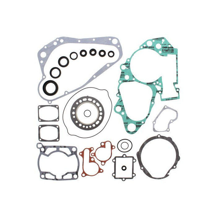 WINDEROSA (VERTEX) engine gasket set with oil seals SUZUKI RMX250 89-94
