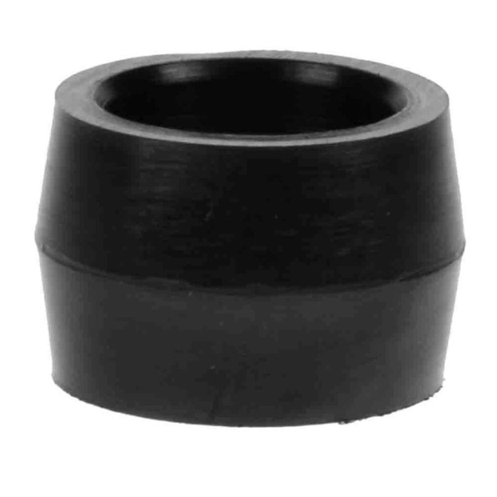 ARIETE Muffler rubber joint diameter 25-27mm Length 25mm Color Black