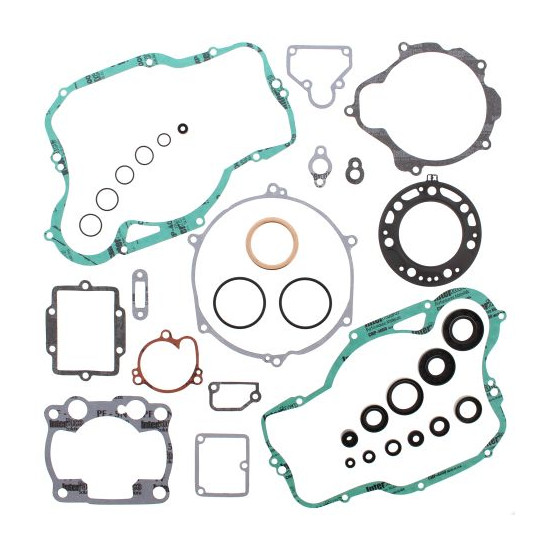 WINDEROSA (VERTEX) engine gasket set with oil seals KAWASAKI KX250 97-03