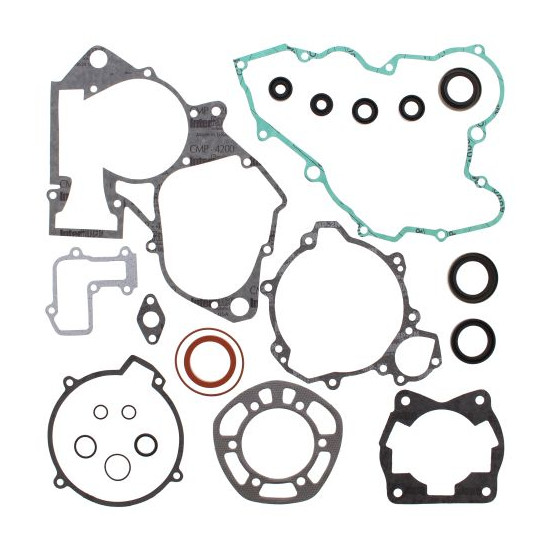 WINDEROSA (VERTEX) engine gasket set with oil seals KTM EXC 125 '93-'97, SX 125 '93-'97 (SX125, EXC125)