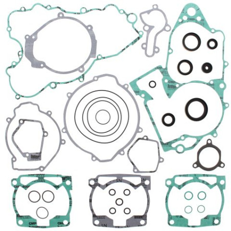 WINDEROSA (VERTEX) variklio tarpinių komplektas su riebokšliais KTM EXC 360 96-97, EXC 380 98-02, MXC 360 96-97, MXC 380 98-01,