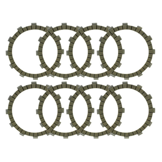 PSYCHIC clutch discs RACING KAWASAKI KX 250 '92-'08, VN 800/900, GPZ 900R, KLR 650C '95-'04 (F1772) (EBS4435R)