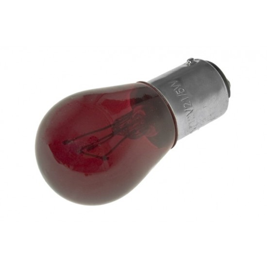 Bulb two-pin BAY15D 12V 21/5W, red