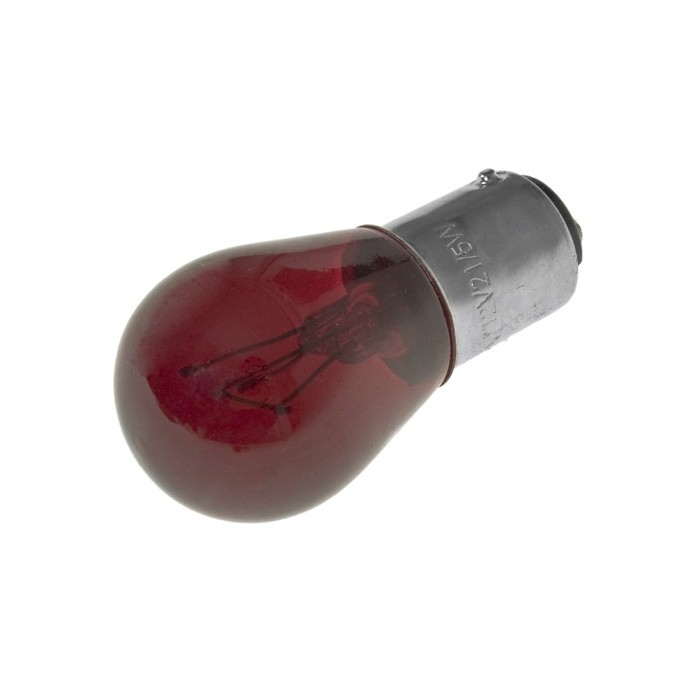Bulb two-pin BAY15D 12V 21/5W, red