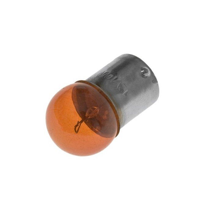 Bulb BA15S 12V/10W, yellow