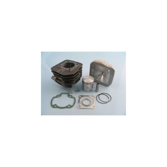 PARMAKIT cylinder with piston HONDA DIO SP ZX, SHADOW, KYMCO ZX FEVER 50,47mm pin 12mm tapered with aluminum head air