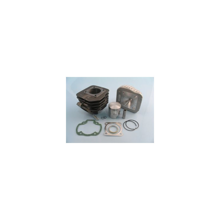 PARMAKIT cylinder with piston HONDA DIO SP ZX, SHADOW, KYMCO ZX FEVER 50,47mm pin 12mm tapered with aluminum head air