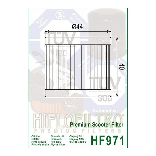 OIL FILTER HIFLO HF971