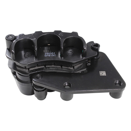 FRONT LEFT BRAKE CALIPER BLOCK, RED SRK125S