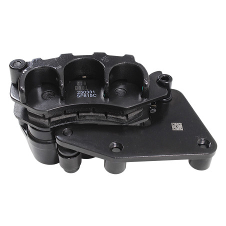 FRONT LEFT BRAKE CALIPER BLOCK, RED SRK125S