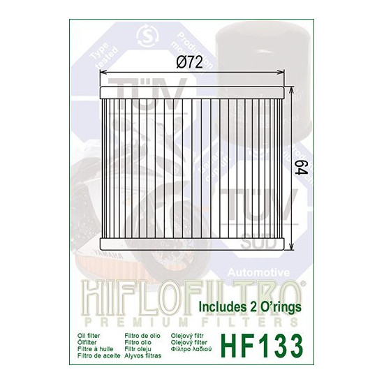 ALYVOS FILTRAS HIFLO HF133