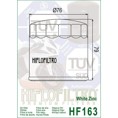 ALYVOS FILTRAS HIFLO HF163