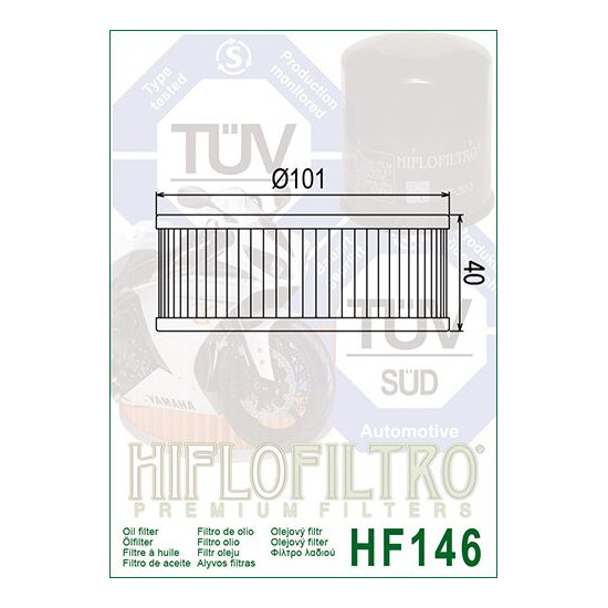 ALYVOS FILTRAS HIFLO HF146