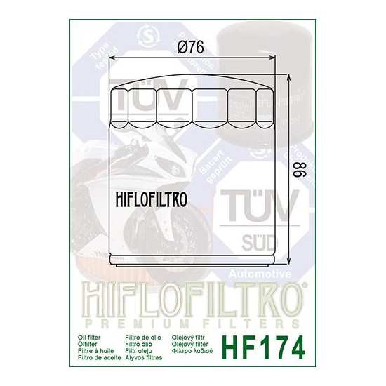 ALYVOS FILTRAS HIFLO HF174B