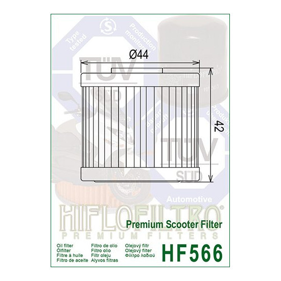 ALYVOS FILTRAS HIFLO HF566