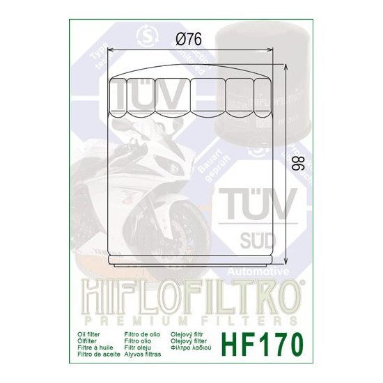 ALYVOS FILTRAS HIFLO HF170B