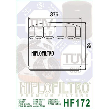 ALYVOS FILTRAS HIFLO HF172C