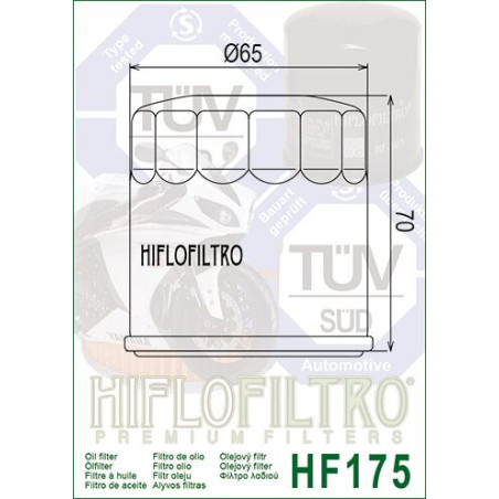 ALYVOS FILTRAS HIFLO HF175