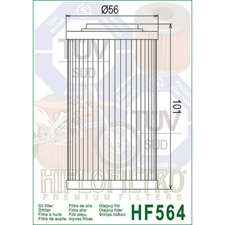 OIL FILTER HIFLO HF564