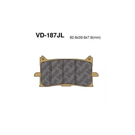 BRAKE PADS VESRAH VD-187JL