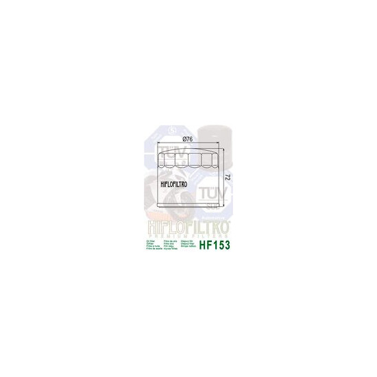 ALYVOS FILTRAS HIFLO HF153