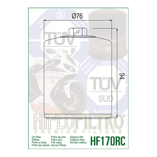 ALYVOS FILTRAS HIFLO HF170BRC