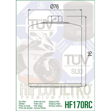 ALYVOS FILTRAS HIFLO HF170BRC