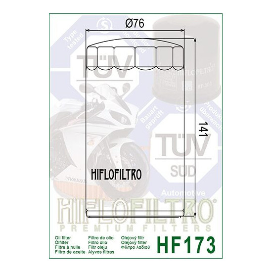 ALYVOS FILTRAS HIFLO HF173C