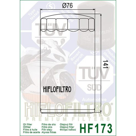 OIL FILTER HIFLO HF173C