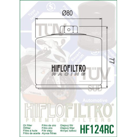 OIL FILTER HIFLO HF124RC