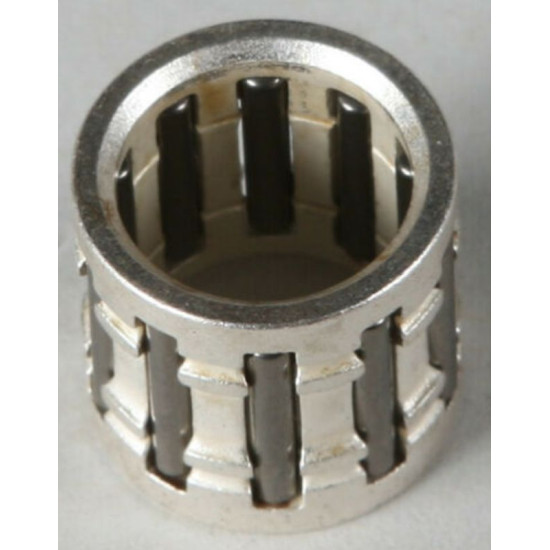 PSYCHIC connecting rod upper bearing KAWASAKI KX 60/65 '85-'18, SUZUKI RM 60/65 '84-'07 (12X16X15) SILVER PLATE (09-B043-1)