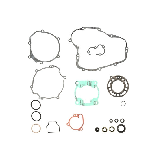 PROX gasket set with engine oil seal set KAWASAKI KX 80 '98-'00