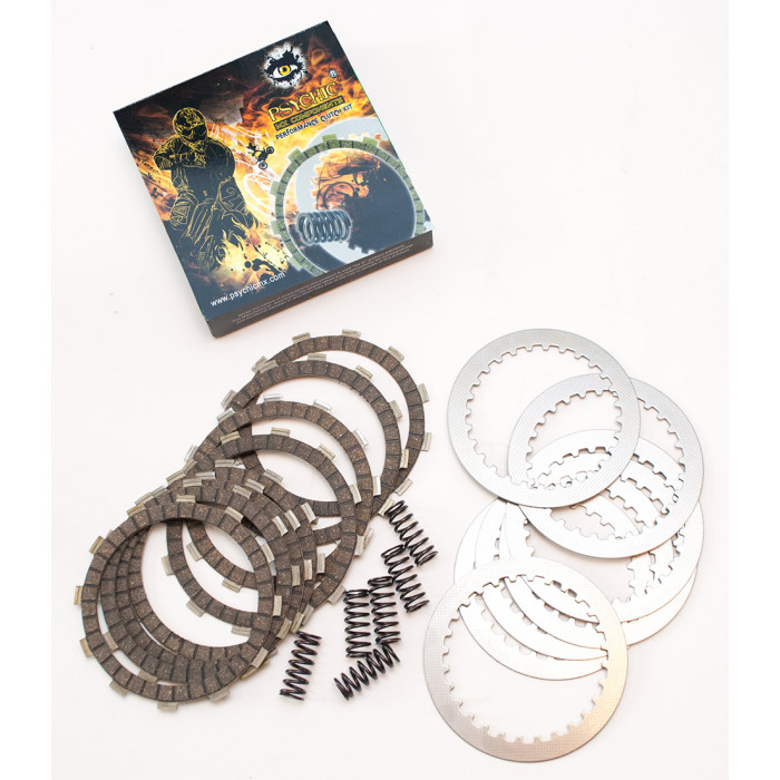 PSYCHIC clutch discs, spacers and springs HUSQVARNA CR/WR/WRE 125 00-11 (MX-03246H) (EBS1222)