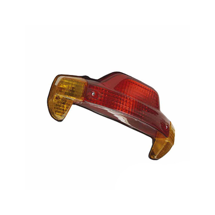 REAR LIGHT SCOOTER TEKNIX* FOR BOOSTER / BW'S 99- 03 RED WITH ORANGE INDICATORS (COMPLETE)