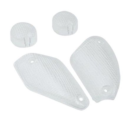 INDICATOR LENS SCOOTER TUN'R* FOR NITRO / AEROX 99- 13 TRANSPARENT FR+RE (X4)