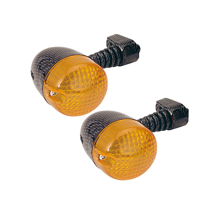 MOTO INDICATOR 50cc TUN'R* FOR DERBI SENDA / NITRO / AEROX - 13 / BETA RR CARBON / ORANGE (PAIR)
