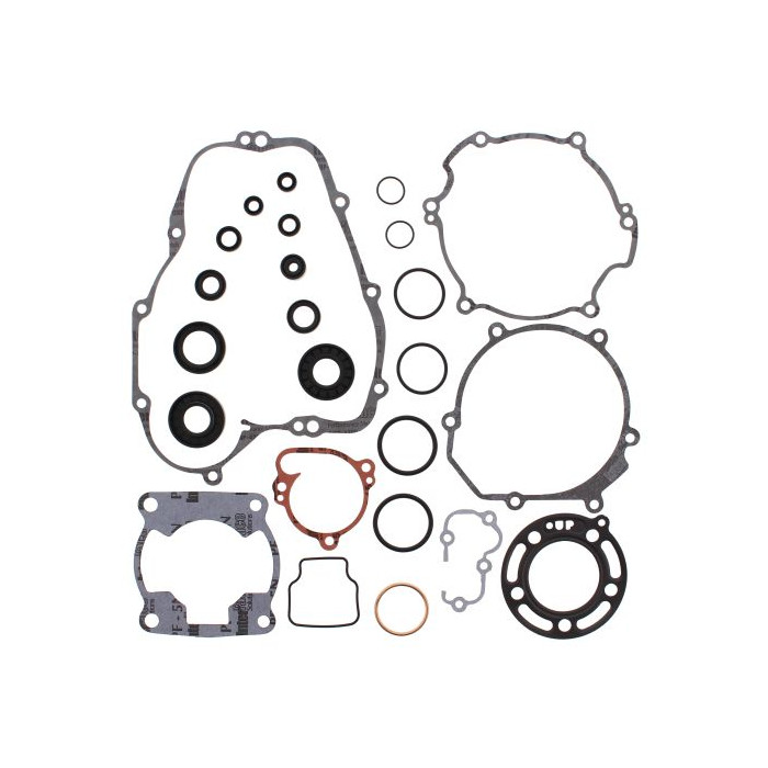 WINDEROSA (VERTEX) engine gasket set with oil seals KAWASAKI KX85 '01-06,