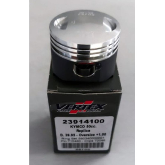 VERTEX stūmoklis KYMCO PEOPLE/AGILITY 50 4T (39,75mm) (+0,80mm)