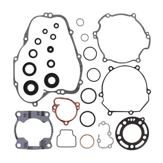 WINDEROSA (VERTEX) engine gasket set with oil seals KAWASAKI KX85 07-13,