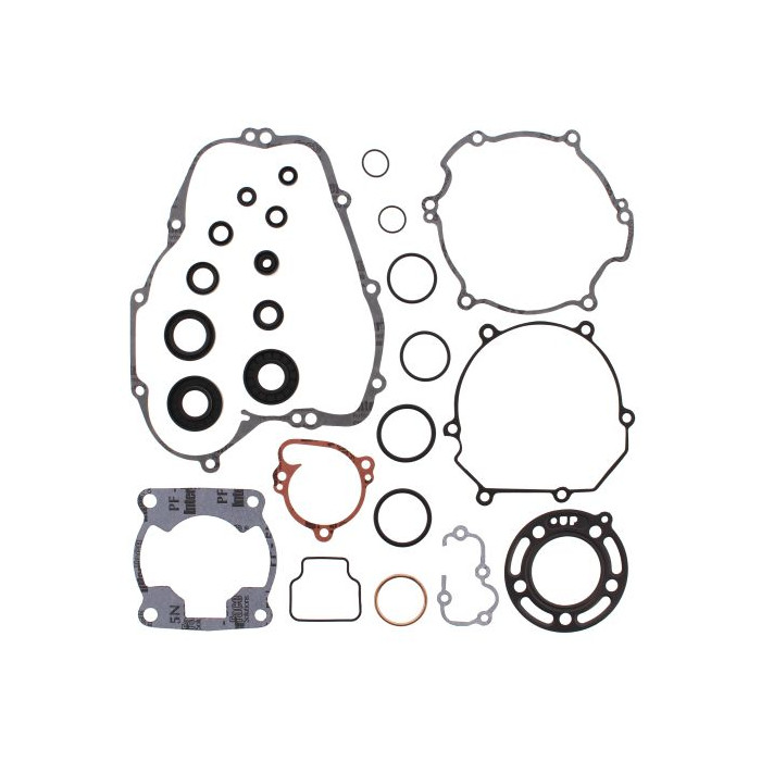 WINDEROSA (VERTEX) engine gasket set with oil seals KAWASAKI KX85 07-13,